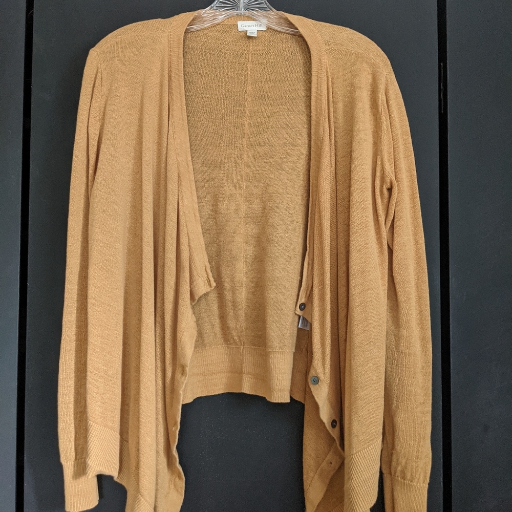 Garnet Hill knit linen sweater